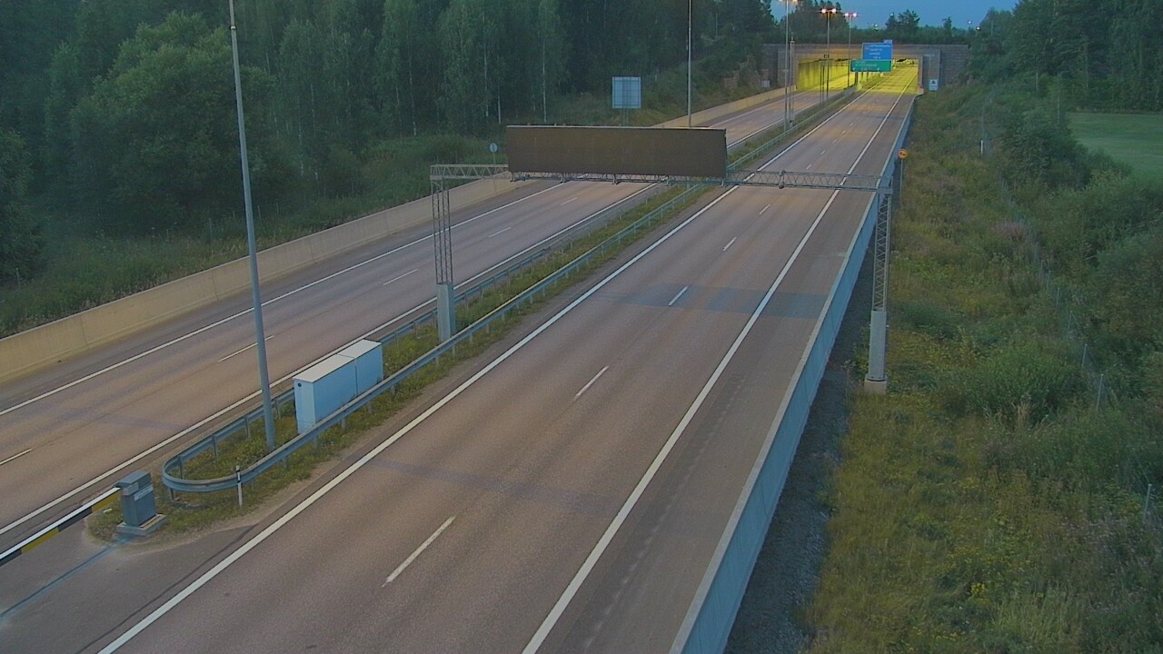 Kelikamerat Kuva Tie 7 Hamina, Husula, puomi länsi, Hamina, Kymenlaakso