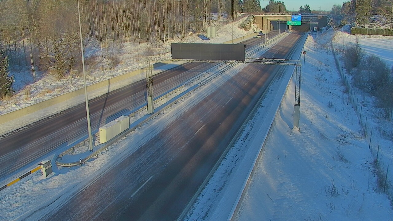 Kelikamerat Kuva Tie 7 Hamina, Husula, puomi länsi, Hamina, Kymenlaakso