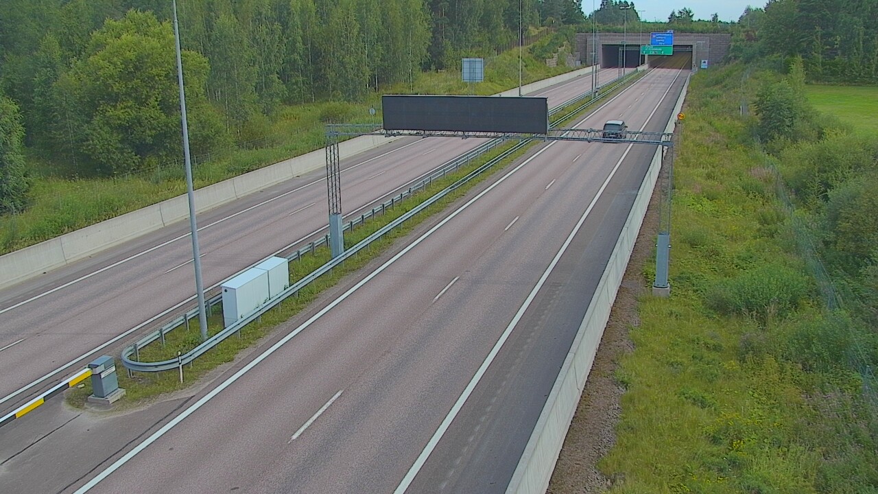 Kelikamerat Kuva Tie 7 Hamina, Husula, puomi länsi, Hamina, Kymenlaakso