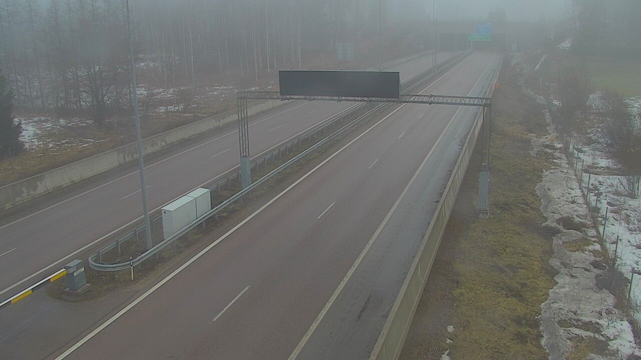 Kelikamerat Kuva Tie 7 Hamina, Husula, puomi länsi, Hamina, Kymenlaakso