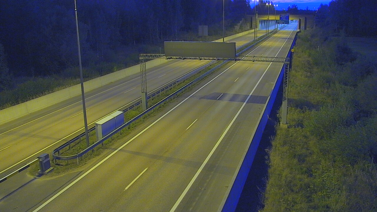 Kelikamerat Kuva Tie 7 Hamina, Husula, puomi länsi, Hamina, Kymenlaakso