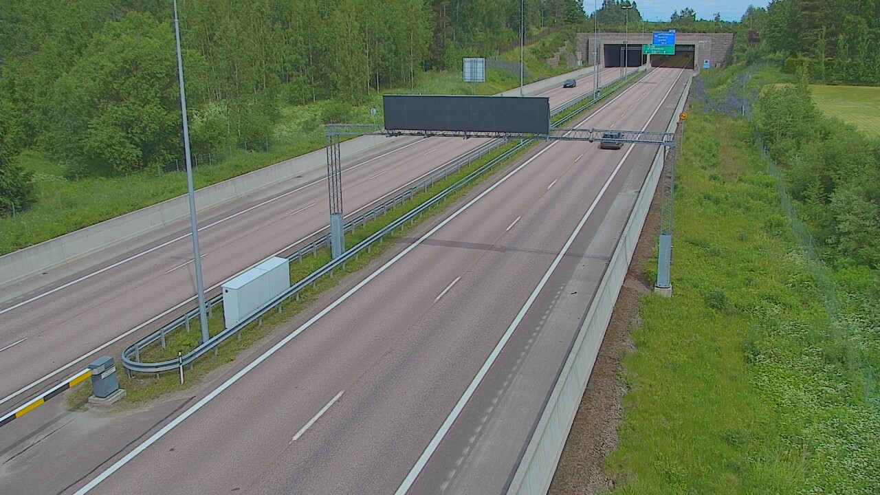 Kelikamerat Kuva Tie 7 Hamina, Husula, puomi länsi, Hamina, Kymenlaakso
