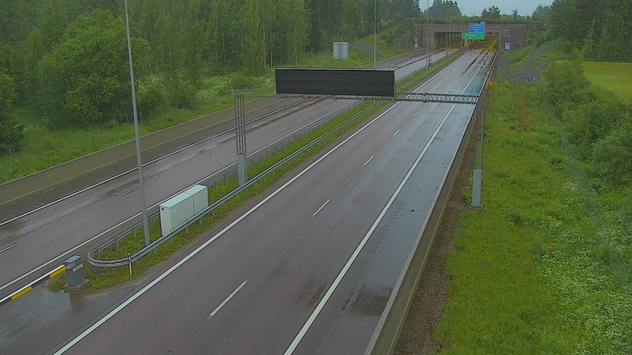 Kelikamerat Kuva Tie 7 Hamina, Husula, puomi länsi, Hamina, Kymenlaakso