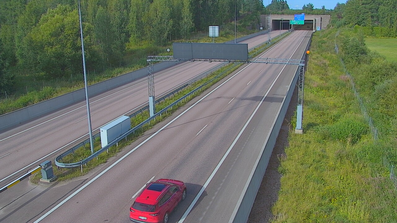 Kelikamerat Kuva Tie 7 Hamina, Husula, puomi länsi, Hamina, Kymenlaakso