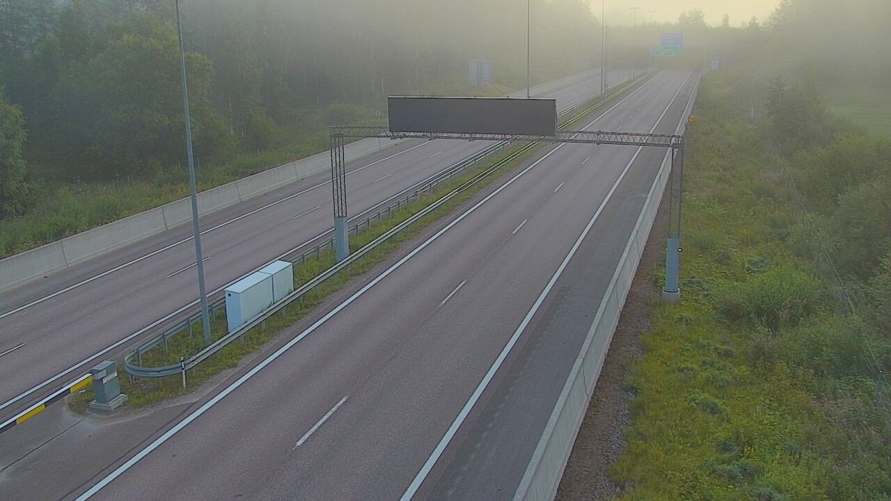 Kelikamerat Kuva Tie 7 Hamina, Husula, puomi länsi, Hamina, Kymenlaakso