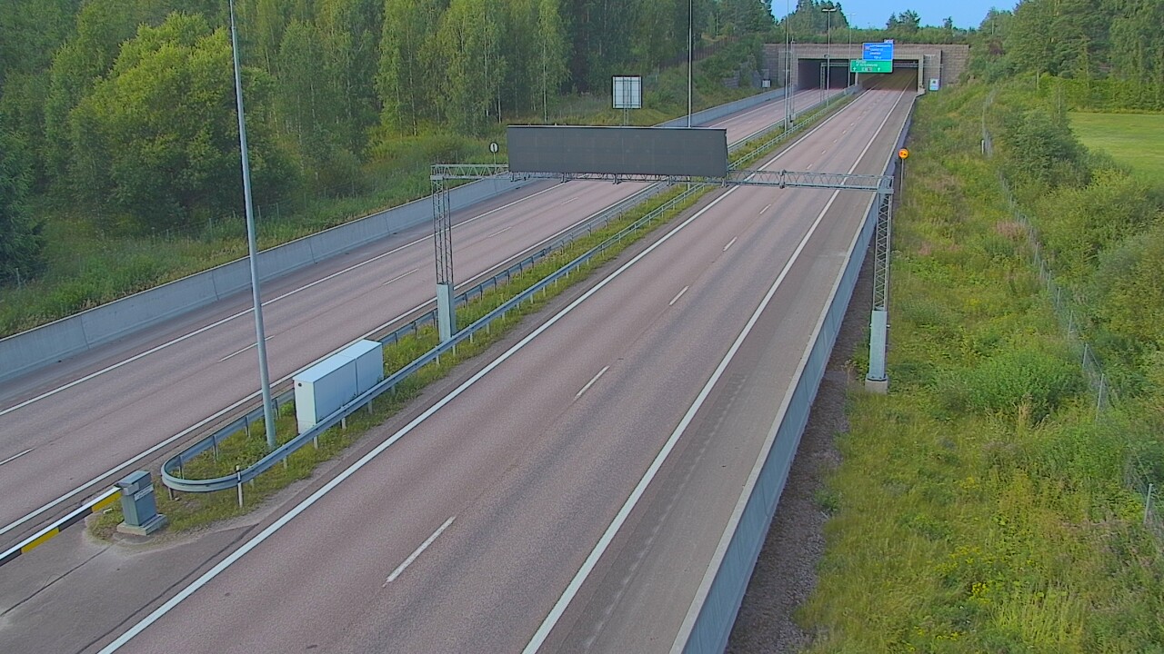 Kelikamerat Kuva Tie 7 Hamina, Husula, puomi länsi, Hamina, Kymenlaakso