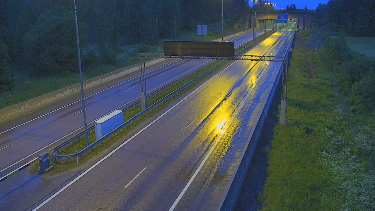 Kelikamerat Kuva Tie 7 Hamina, Husula, puomi länsi, Hamina, Kymenlaakso