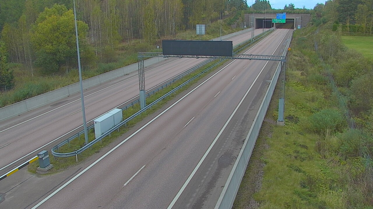 Kelikamerat Kuva Tie 7 Hamina, Husula, puomi länsi, Hamina, Kymenlaakso