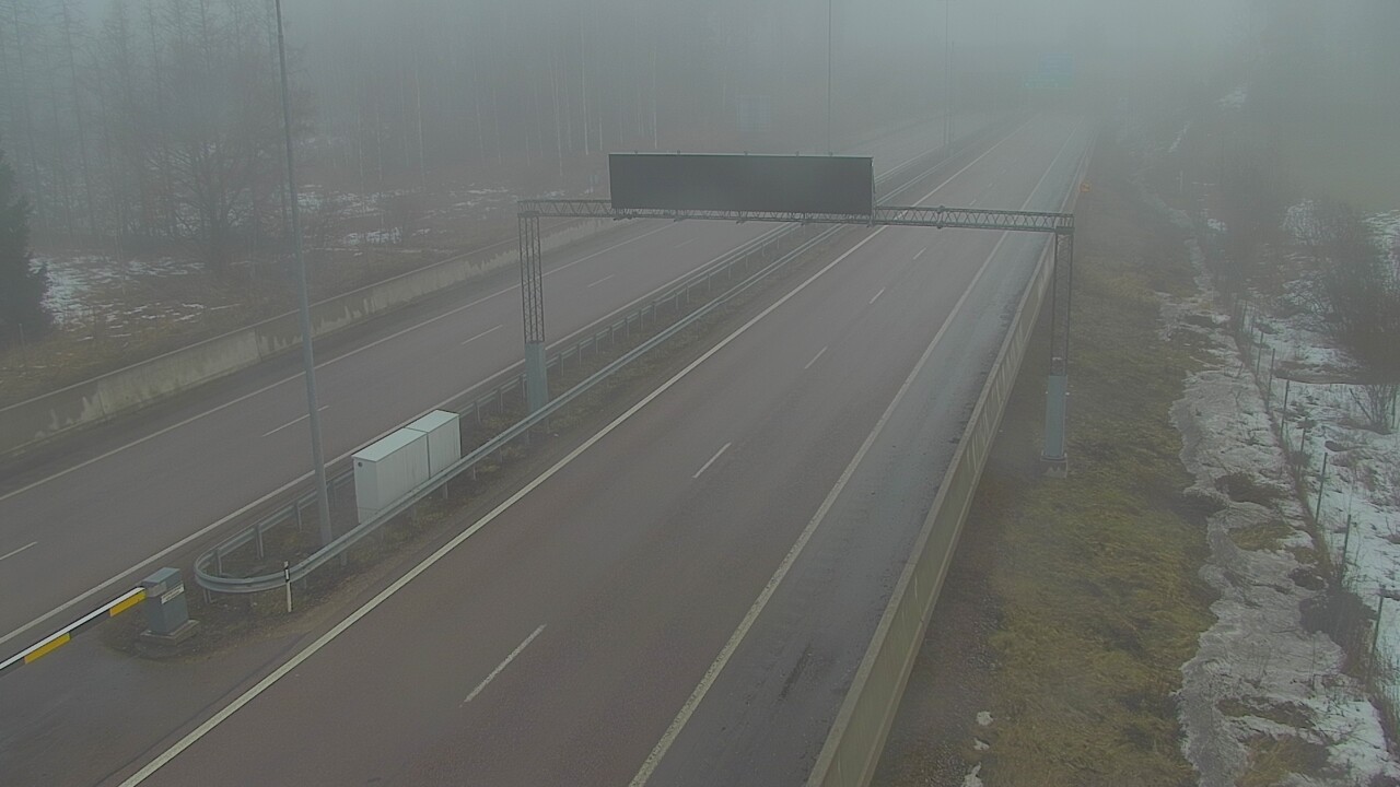 Kelikamerat Kuva Tie 7 Hamina, Husula, puomi länsi, Hamina, Kymenlaakso