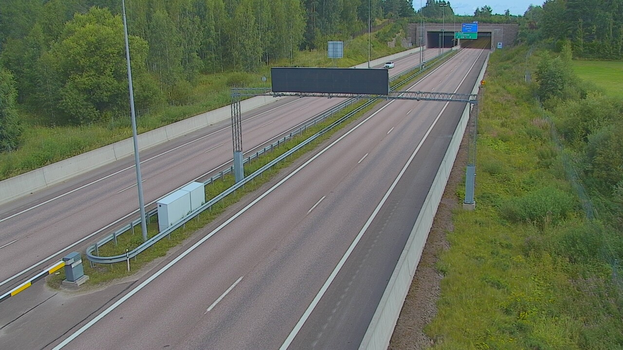 Kelikamerat Kuva Tie 7 Hamina, Husula, puomi länsi, Hamina, Kymenlaakso