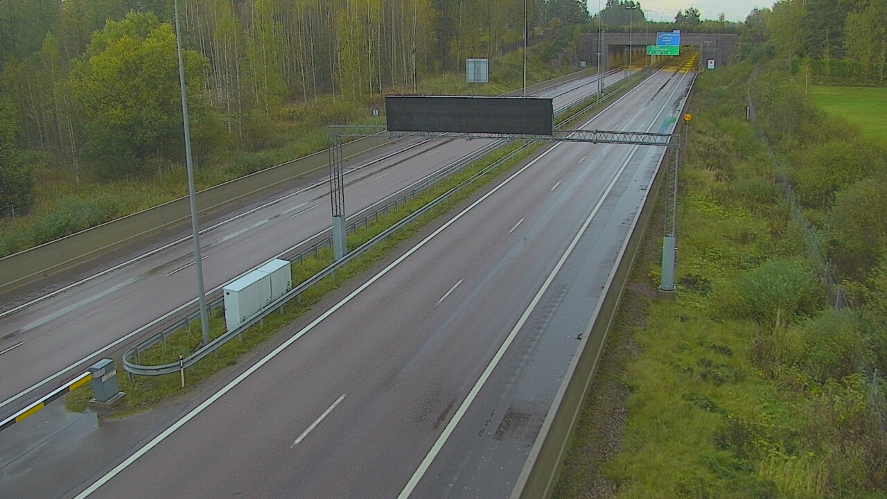 Kelikamerat Kuva Tie 7 Hamina, Husula, puomi länsi, Hamina, Kymenlaakso