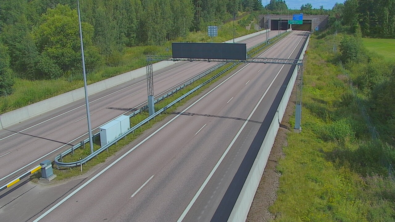 Kelikamerat Kuva Tie 7 Hamina, Husula, puomi länsi, Hamina, Kymenlaakso