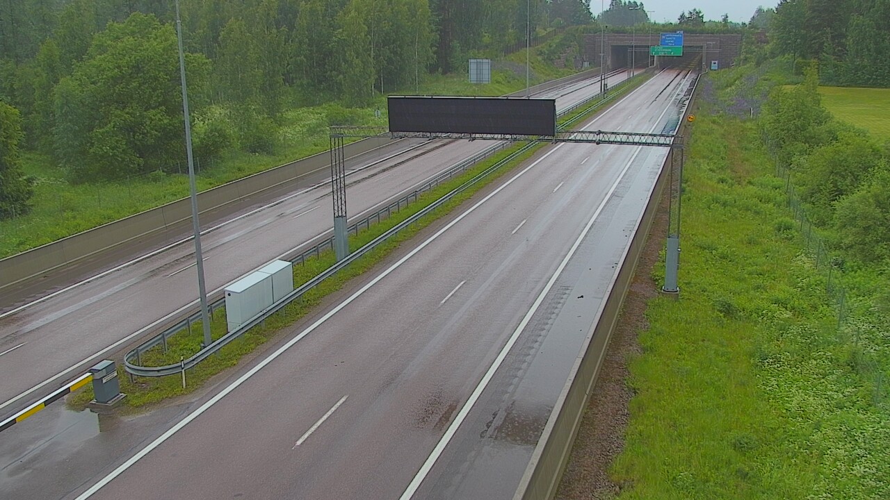 Kelikamerat Kuva Tie 7 Hamina, Husula, puomi länsi, Hamina, Kymenlaakso