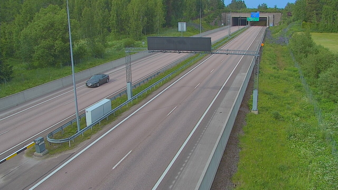 Kelikamerat Kuva Tie 7 Hamina, Husula, puomi länsi, Hamina, Kymenlaakso