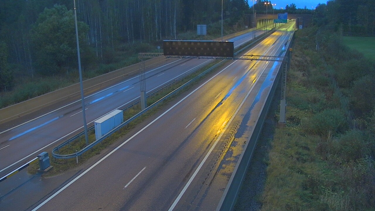 Kelikamerat Kuva Tie 7 Hamina, Husula, puomi länsi, Hamina, Kymenlaakso