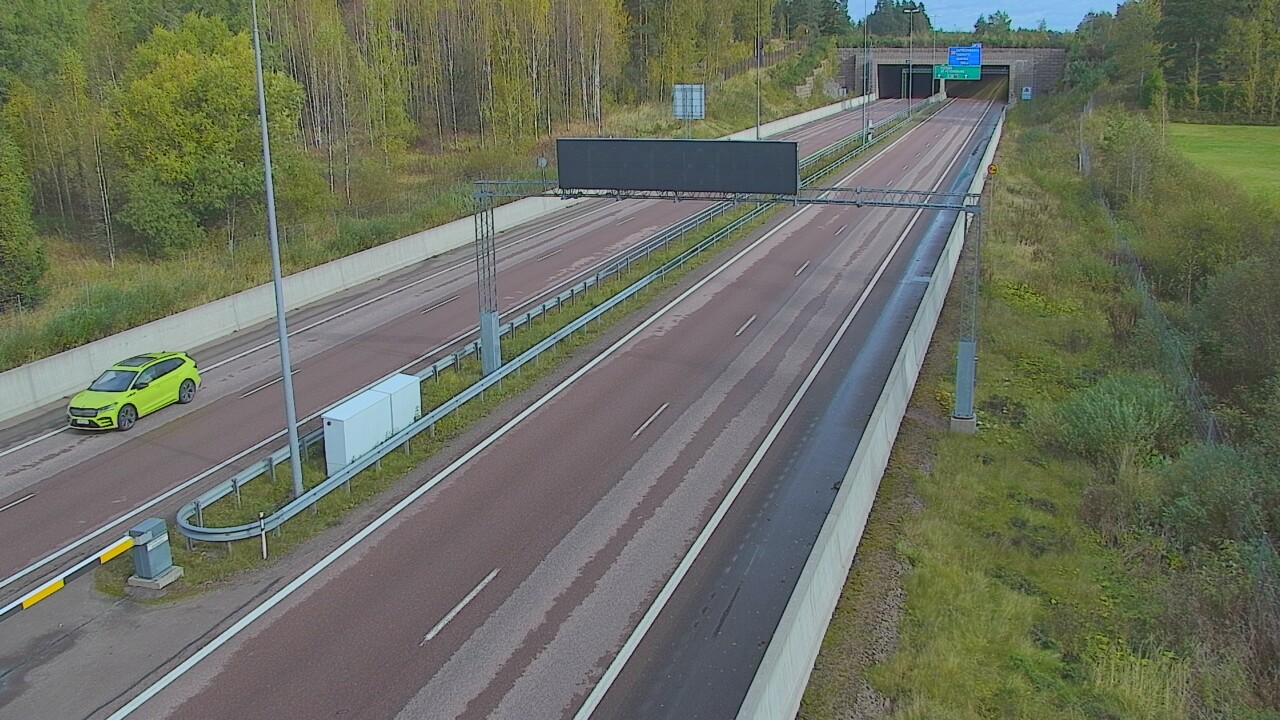 Kelikamerat Kuva Tie 7 Hamina, Husula, puomi länsi, Hamina, Kymenlaakso