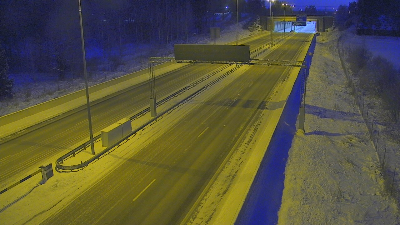 Kelikamerat Kuva Tie 7 Hamina, Husula, puomi länsi, Hamina, Kymenlaakso