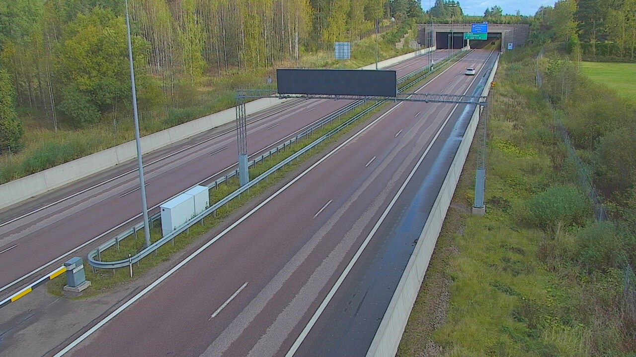 Kelikamerat Kuva Tie 7 Hamina, Husula, puomi länsi, Hamina, Kymenlaakso