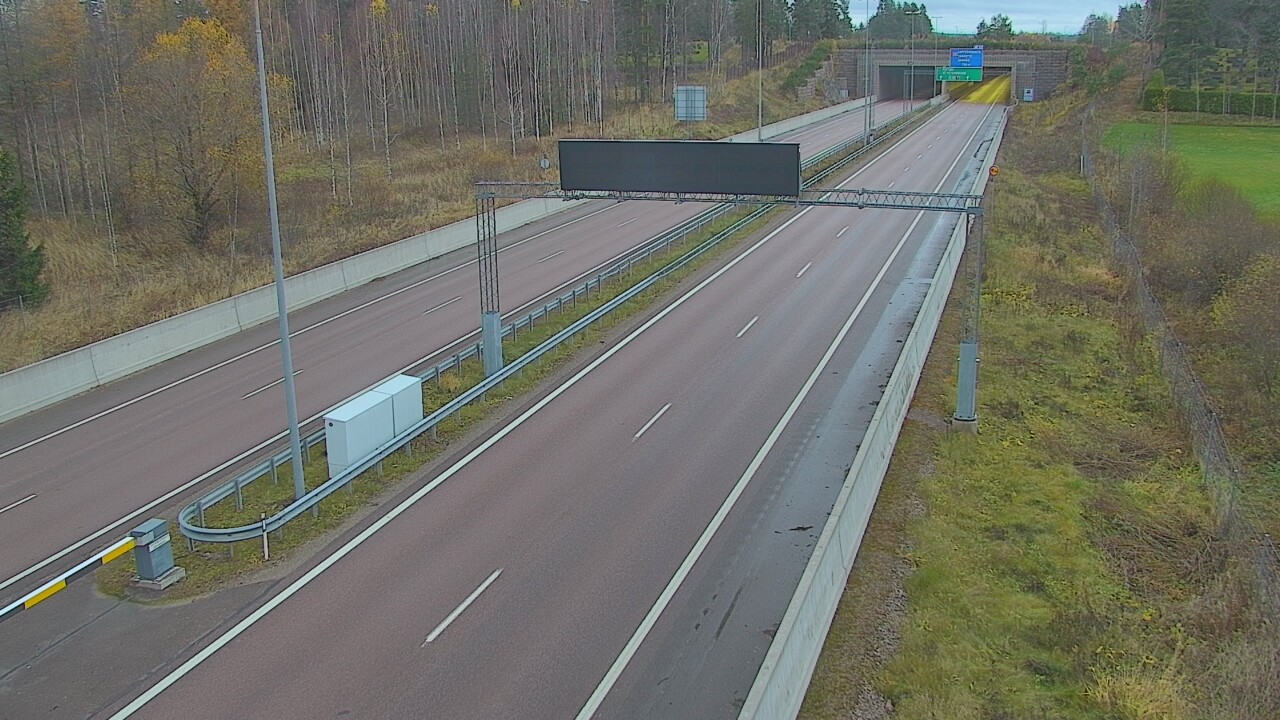 Kelikamerat Kuva Tie 7 Hamina, Husula, puomi länsi, Hamina, Kymenlaakso