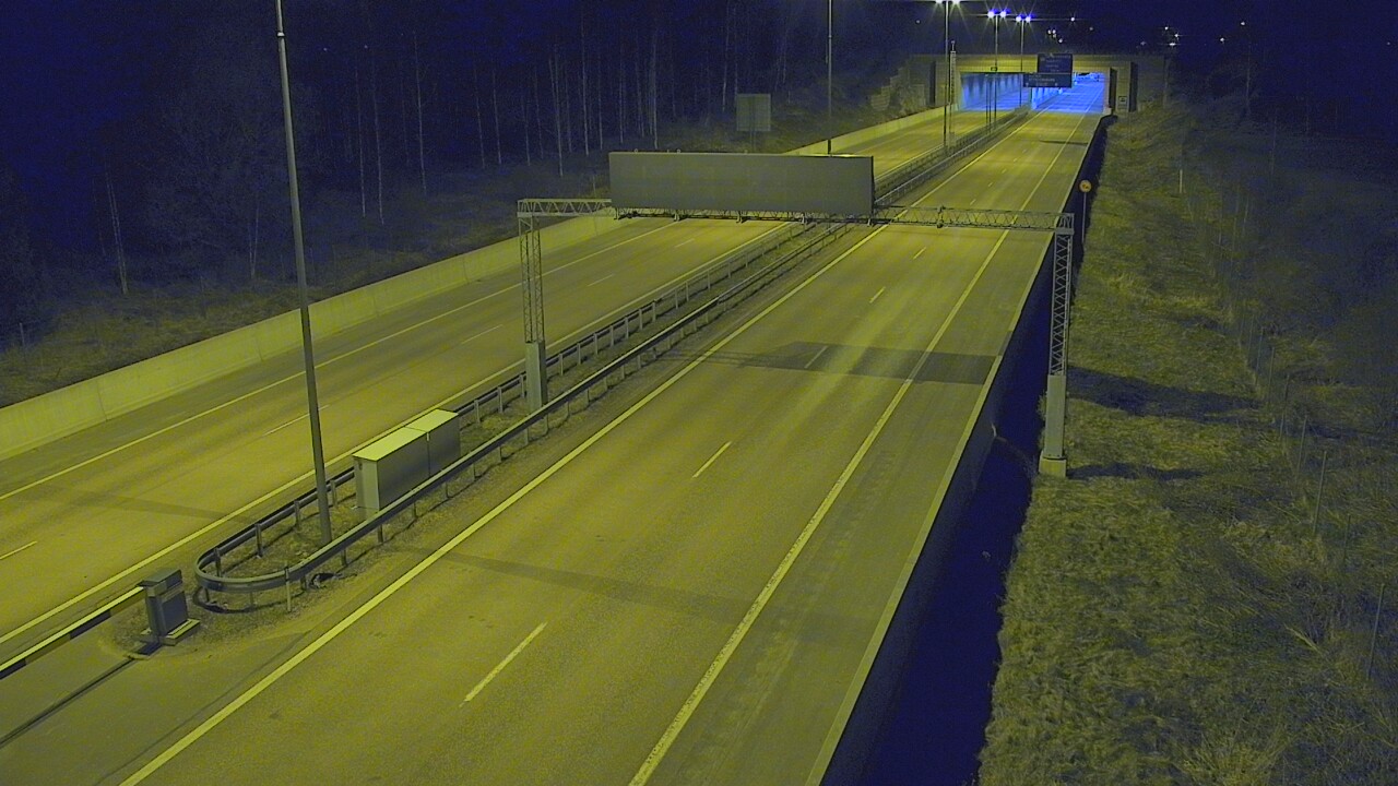 Kelikamerat Kuva Tie 7 Hamina, Husula, puomi länsi, Hamina, Kymenlaakso