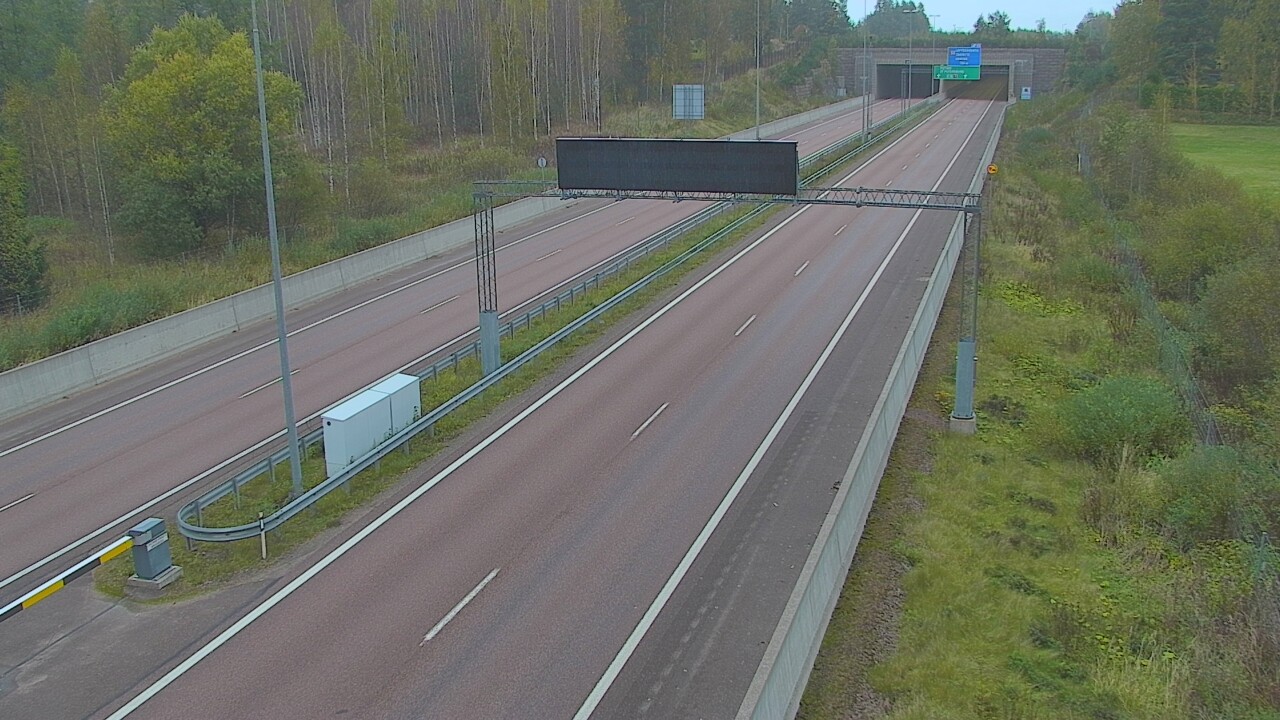 Kelikamerat Kuva Tie 7 Hamina, Husula, puomi länsi, Hamina, Kymenlaakso