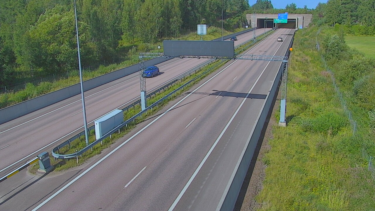 Kelikamerat Kuva Tie 7 Hamina, Husula, puomi länsi, Hamina, Kymenlaakso