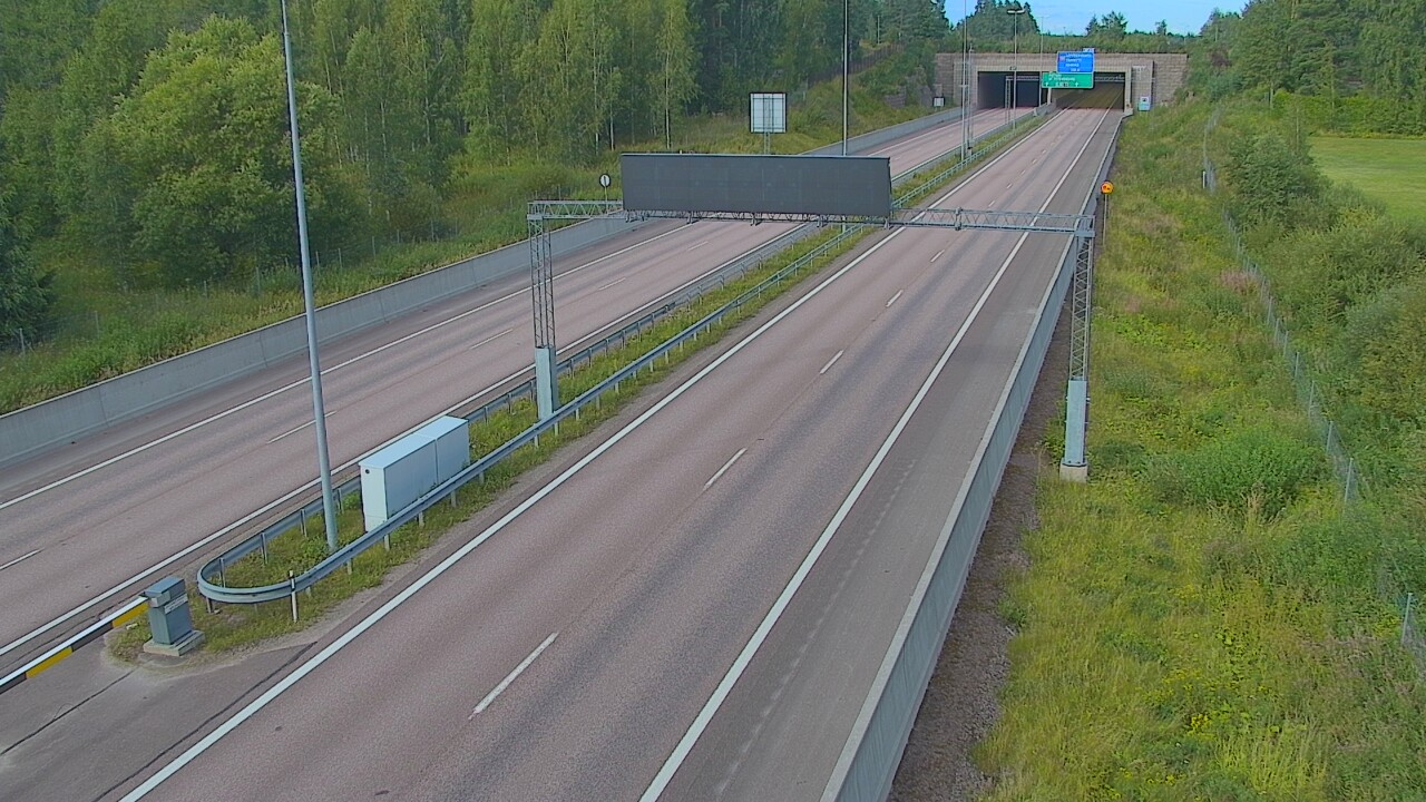 Kelikamerat Kuva Tie 7 Hamina, Husula, puomi länsi, Hamina, Kymenlaakso
