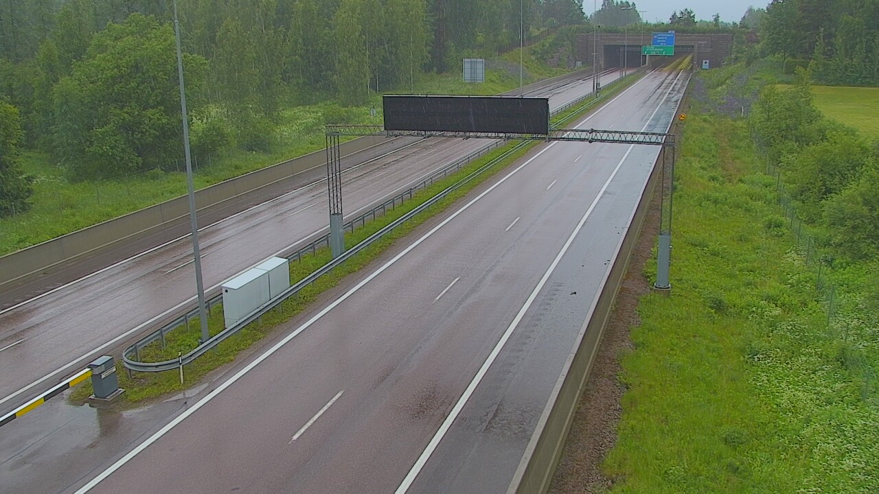 Kelikamerat Kuva Tie 7 Hamina, Husula, puomi länsi, Hamina, Kymenlaakso