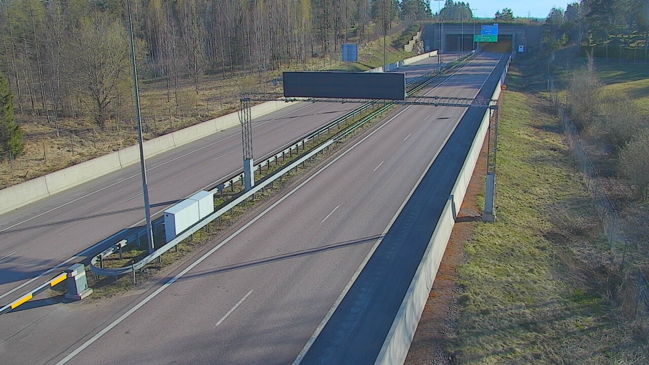 Kelikamerat Kuva Tie 7 Hamina, Husula, puomi länsi, Hamina, Kymenlaakso