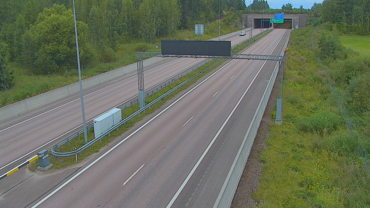 Kelikamerat Kuva Tie 7 Hamina, Husula, puomi länsi, Hamina, Kymenlaakso