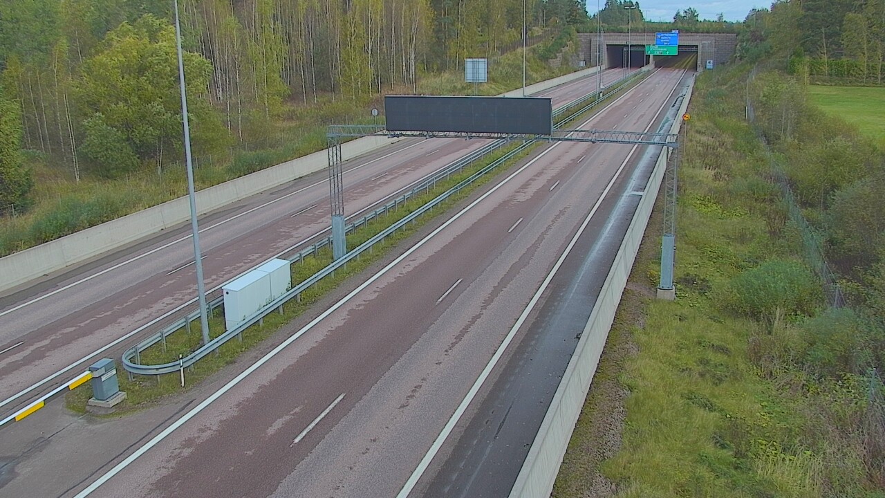 Kelikamerat Kuva Tie 7 Hamina, Husula, puomi länsi, Hamina, Kymenlaakso
