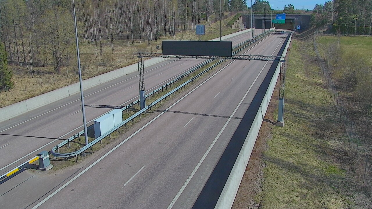 Kelikamerat Kuva Tie 7 Hamina, Husula, puomi länsi, Hamina, Kymenlaakso