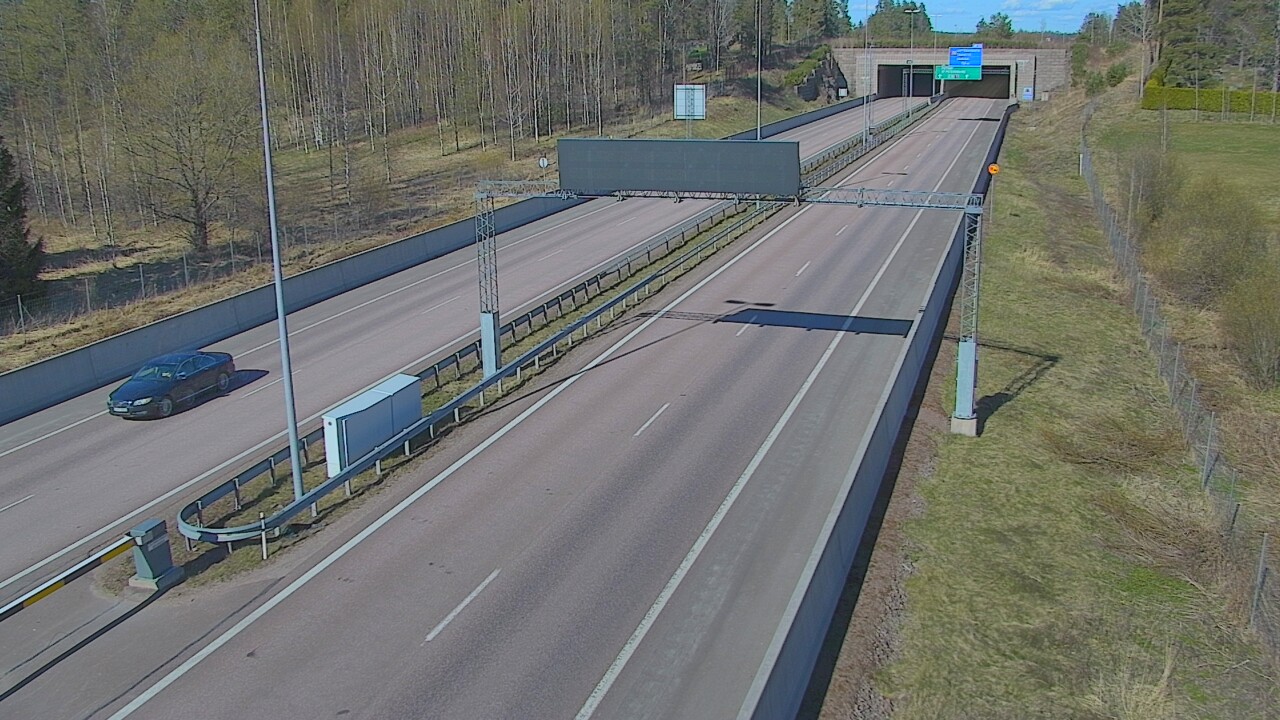 Kelikamerat Kuva Tie 7 Hamina, Husula, puomi länsi, Hamina, Kymenlaakso