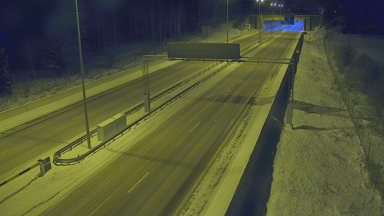 Kelikamerat Kuva Tie 7 Hamina, Husula, puomi länsi, Hamina, Kymenlaakso