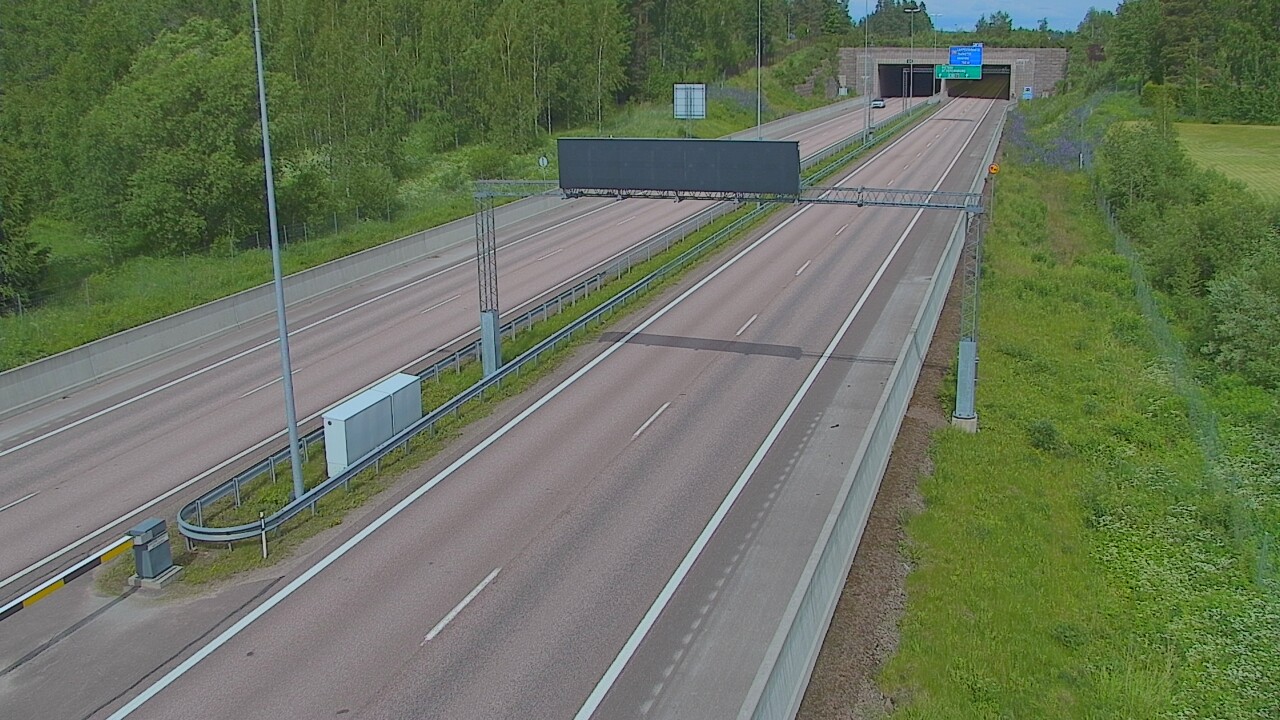 Kelikamerat Kuva Tie 7 Hamina, Husula, puomi länsi, Hamina, Kymenlaakso