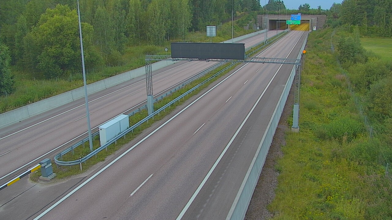 Kelikamerat Kuva Tie 7 Hamina, Husula, puomi länsi, Hamina, Kymenlaakso