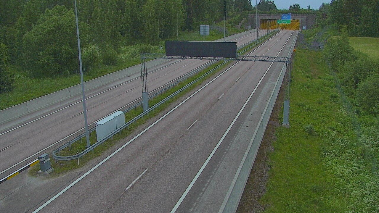 Kelikamerat Kuva Tie 7 Hamina, Husula, puomi länsi, Hamina, Kymenlaakso