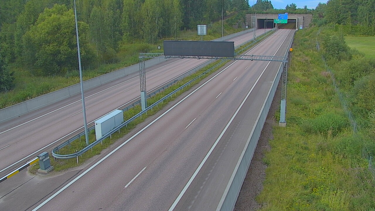 Kelikamerat Kuva Tie 7 Hamina, Husula, puomi länsi, Hamina, Kymenlaakso
