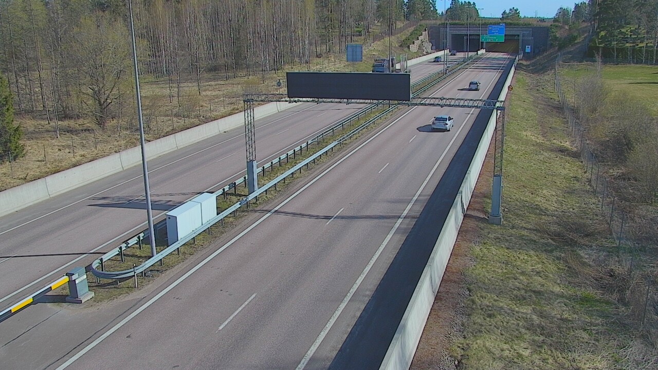 Kelikamerat Kuva Tie 7 Hamina, Husula, puomi länsi, Hamina, Kymenlaakso