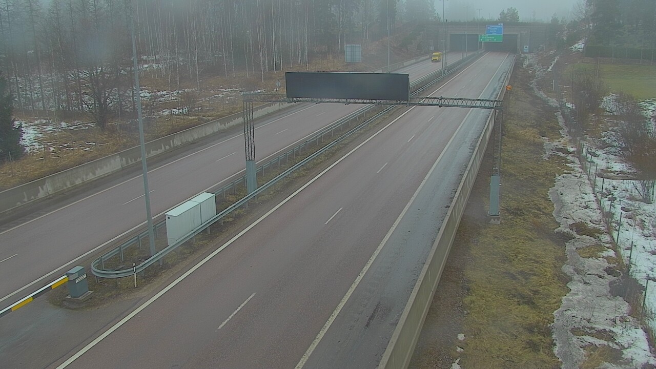 Kelikamerat Kuva Tie 7 Hamina, Husula, puomi länsi, Hamina, Kymenlaakso