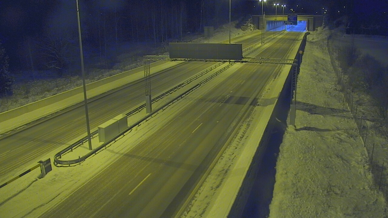 Kelikamerat Kuva Tie 7 Hamina, Husula, puomi länsi, Hamina, Kymenlaakso