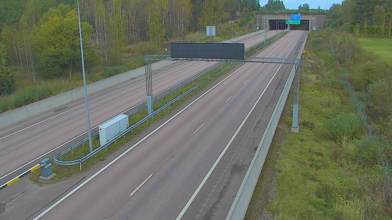 Kelikamerat Kuva Tie 7 Hamina, Husula, puomi länsi, Hamina, Kymenlaakso