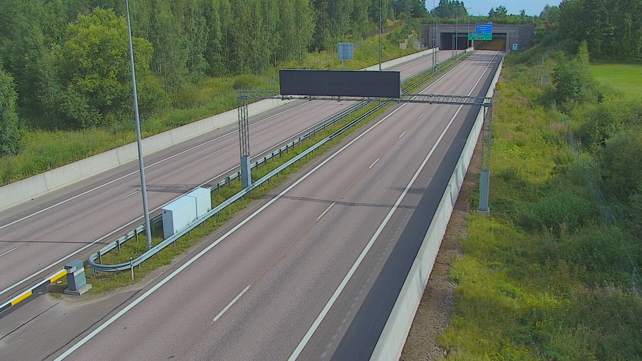Kelikamerat Kuva Tie 7 Hamina, Husula, puomi länsi, Hamina, Kymenlaakso