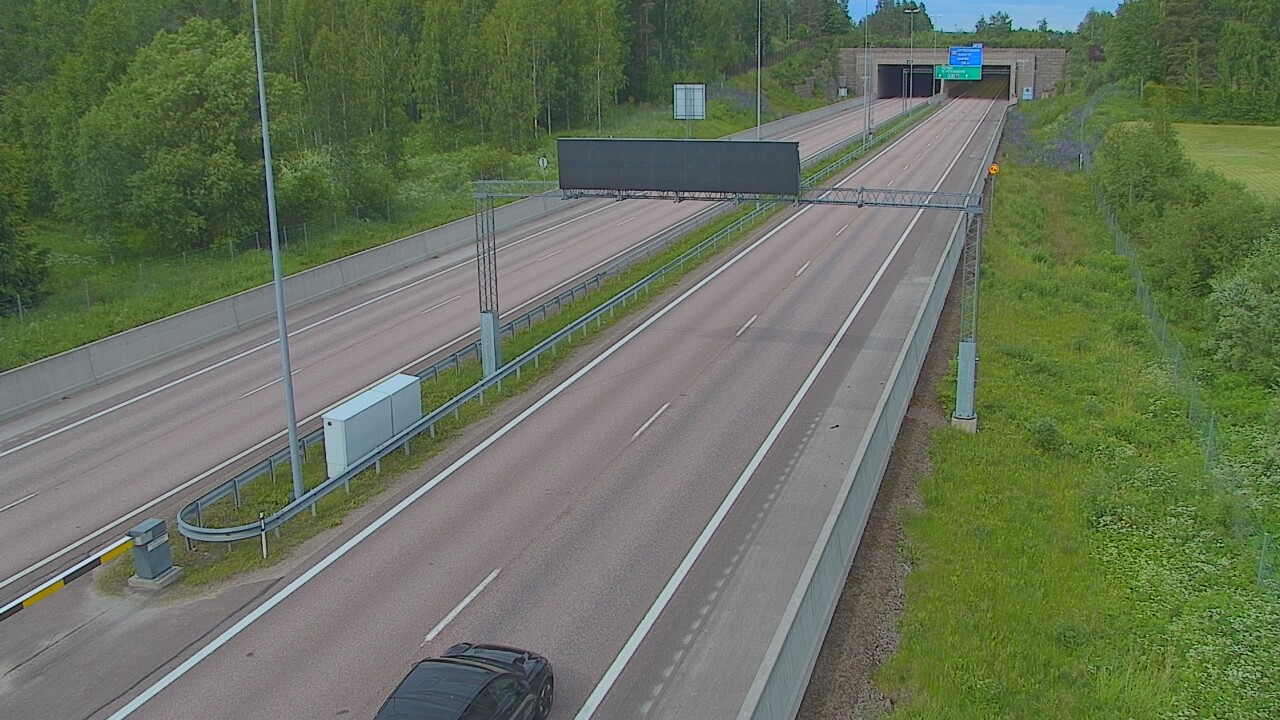 Kelikamerat Kuva Tie 7 Hamina, Husula, puomi länsi, Hamina, Kymenlaakso