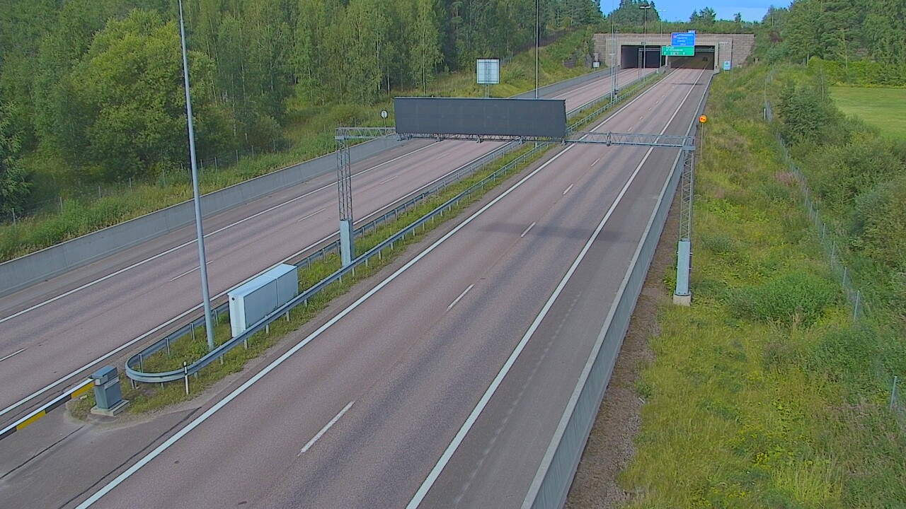 Kelikamerat Kuva Tie 7 Hamina, Husula, puomi länsi, Hamina, Kymenlaakso