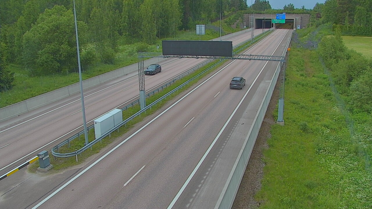 Kelikamerat Kuva Tie 7 Hamina, Husula, puomi länsi, Hamina, Kymenlaakso