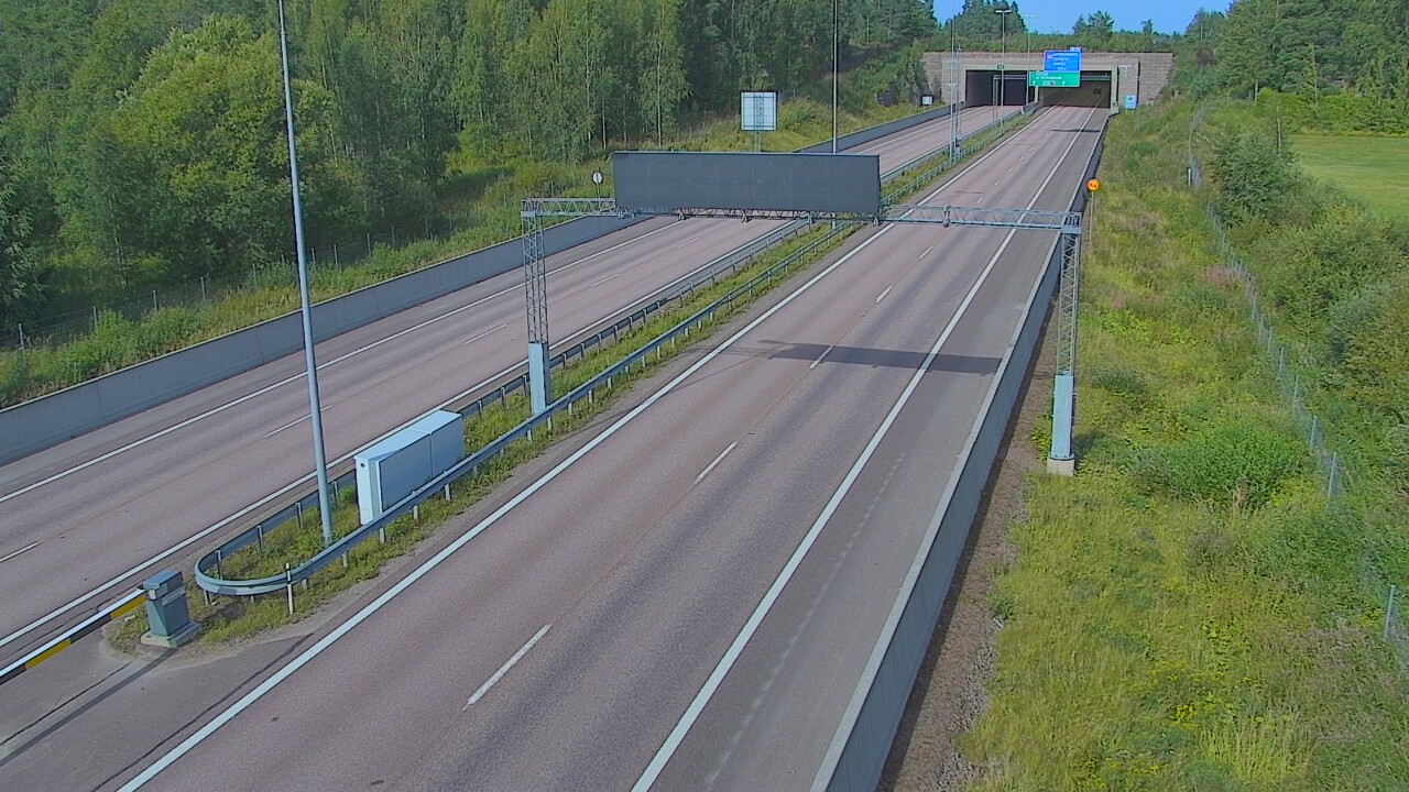 Kelikamerat Kuva Tie 7 Hamina, Husula, puomi länsi, Hamina, Kymenlaakso