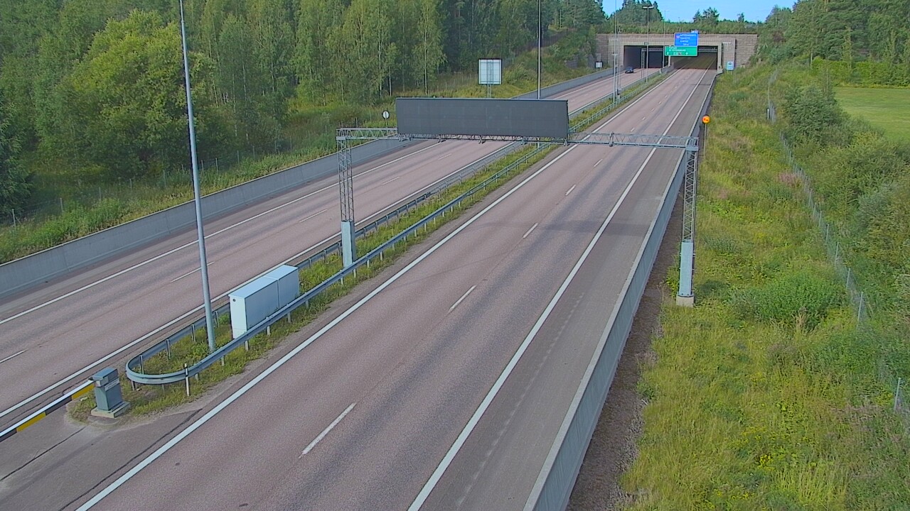 Kelikamerat Kuva Tie 7 Hamina, Husula, puomi länsi, Hamina, Kymenlaakso