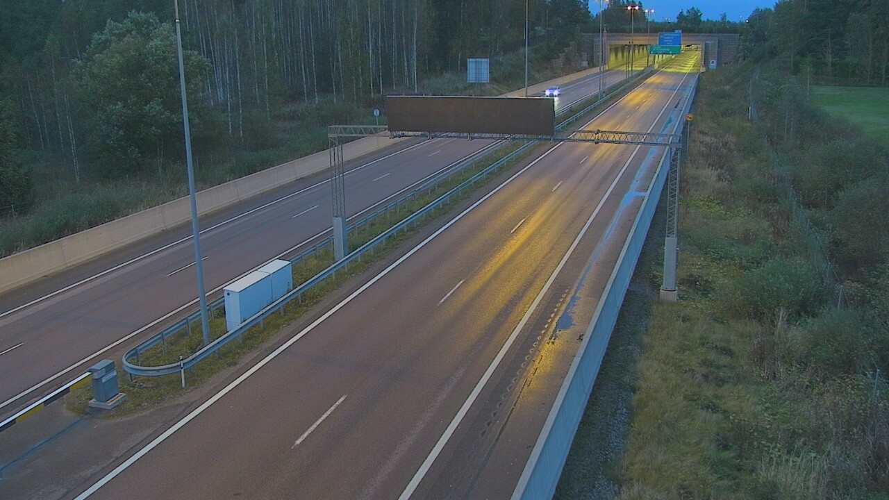 Kelikamerat Kuva Tie 7 Hamina, Husula, puomi länsi, Hamina, Kymenlaakso