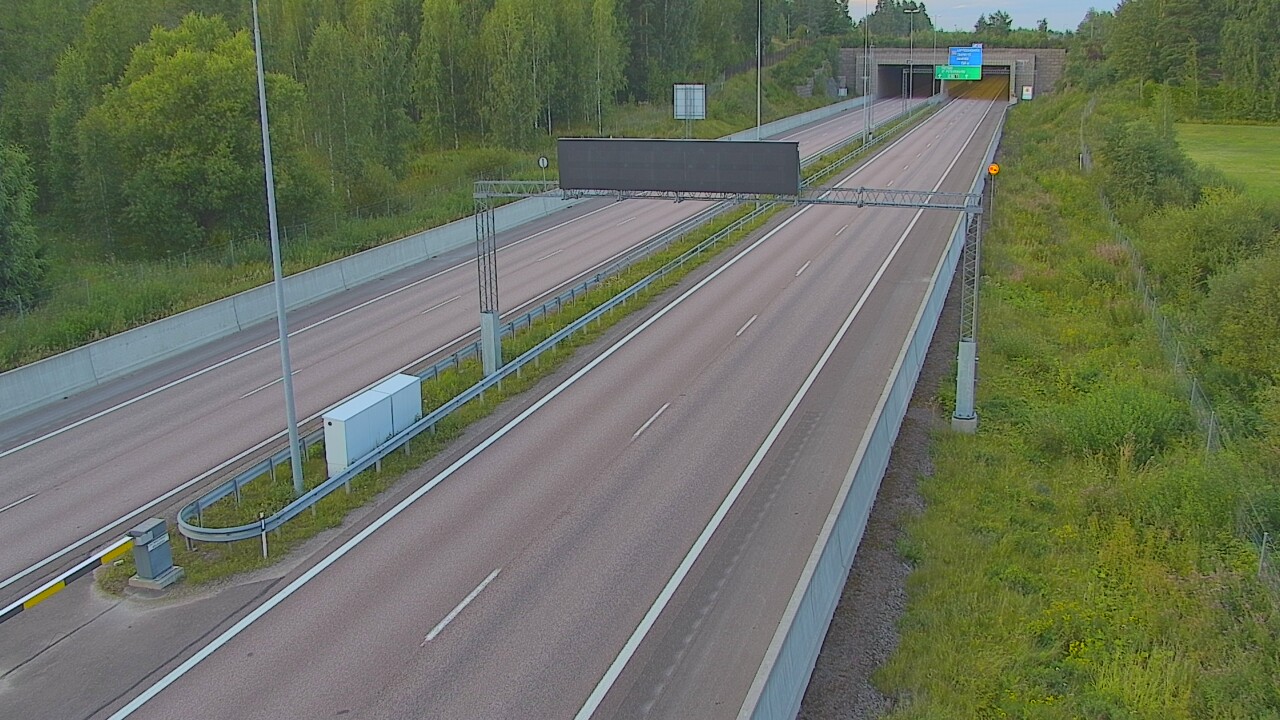 Kelikamerat Kuva Tie 7 Hamina, Husula, puomi länsi, Hamina, Kymenlaakso